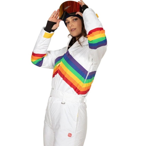 Tipsy Elves Jackets & Blazers - BNWT! Women’s Sunrise Shredder 🌈 Snow Suit ❄️ Size S